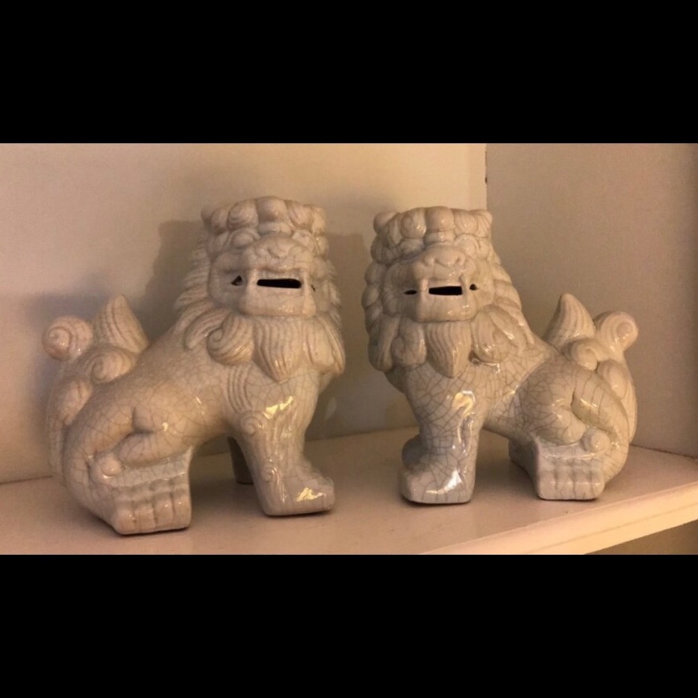 Ceramic Fu Dogs